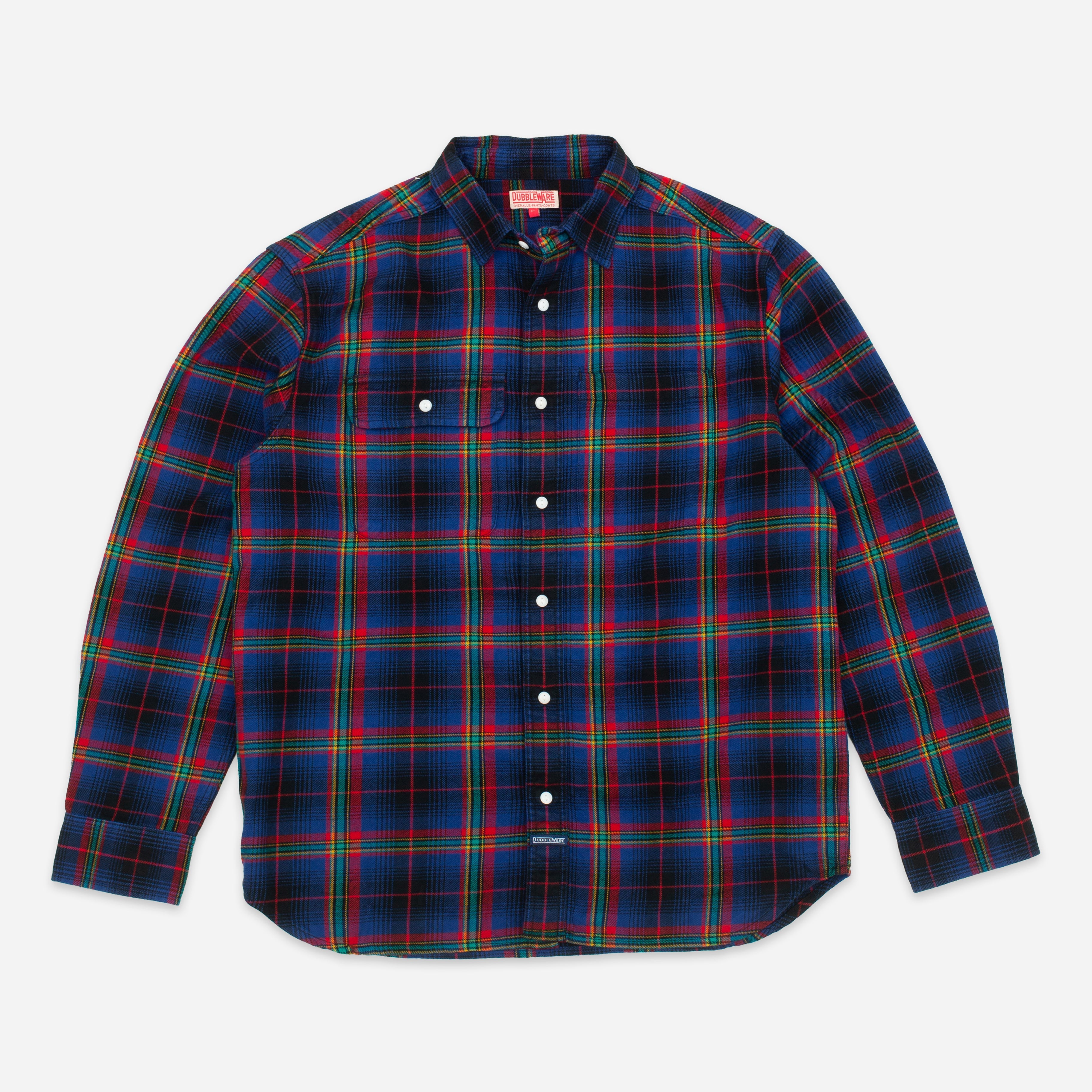HERITAGE CHECK WORK SHIRT - BLUE - THE GREAT DIVIDE – Dubbleware