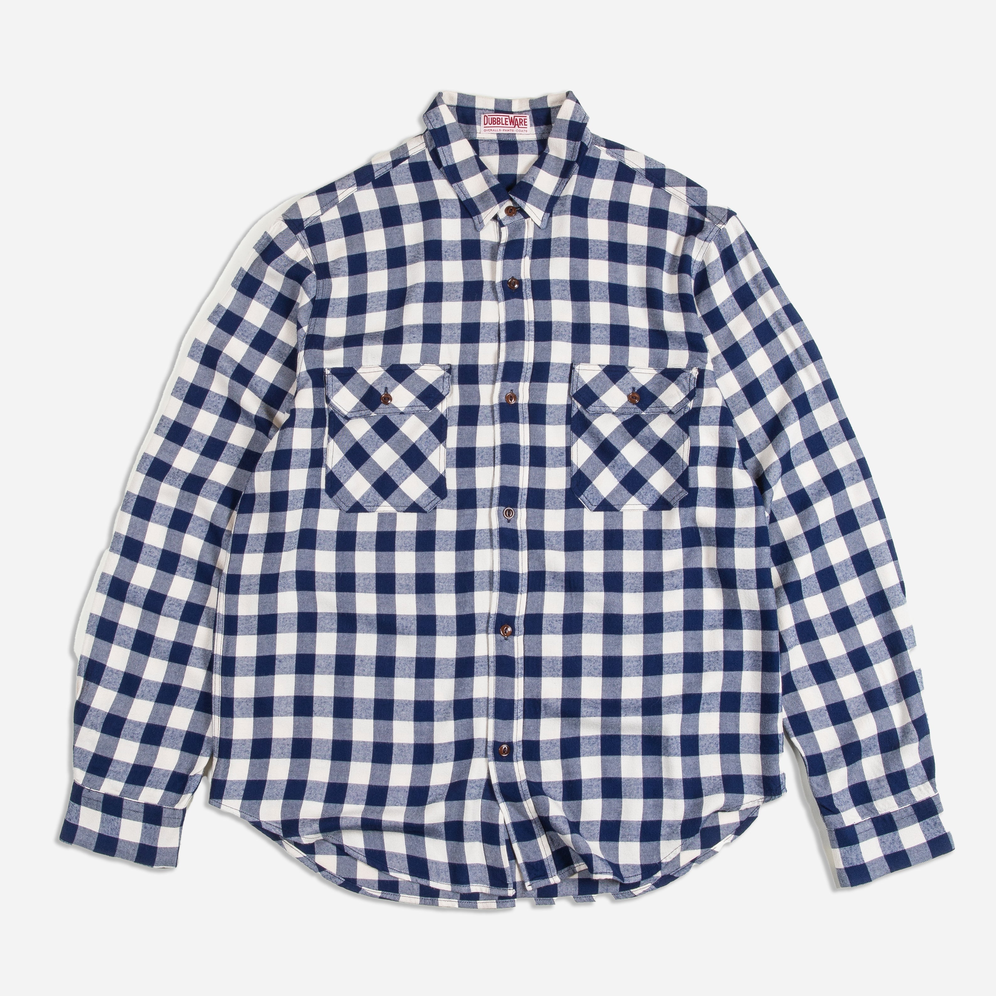 BUFFALO CHECK WORK SHIRT - NAVY - THE GREAT DIVIDE – Dubbleware