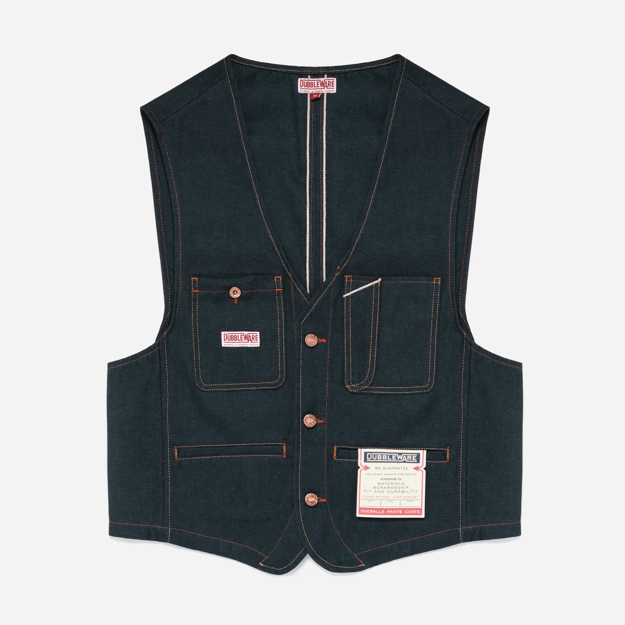 Sterling Selvedge Denim Waistcoat