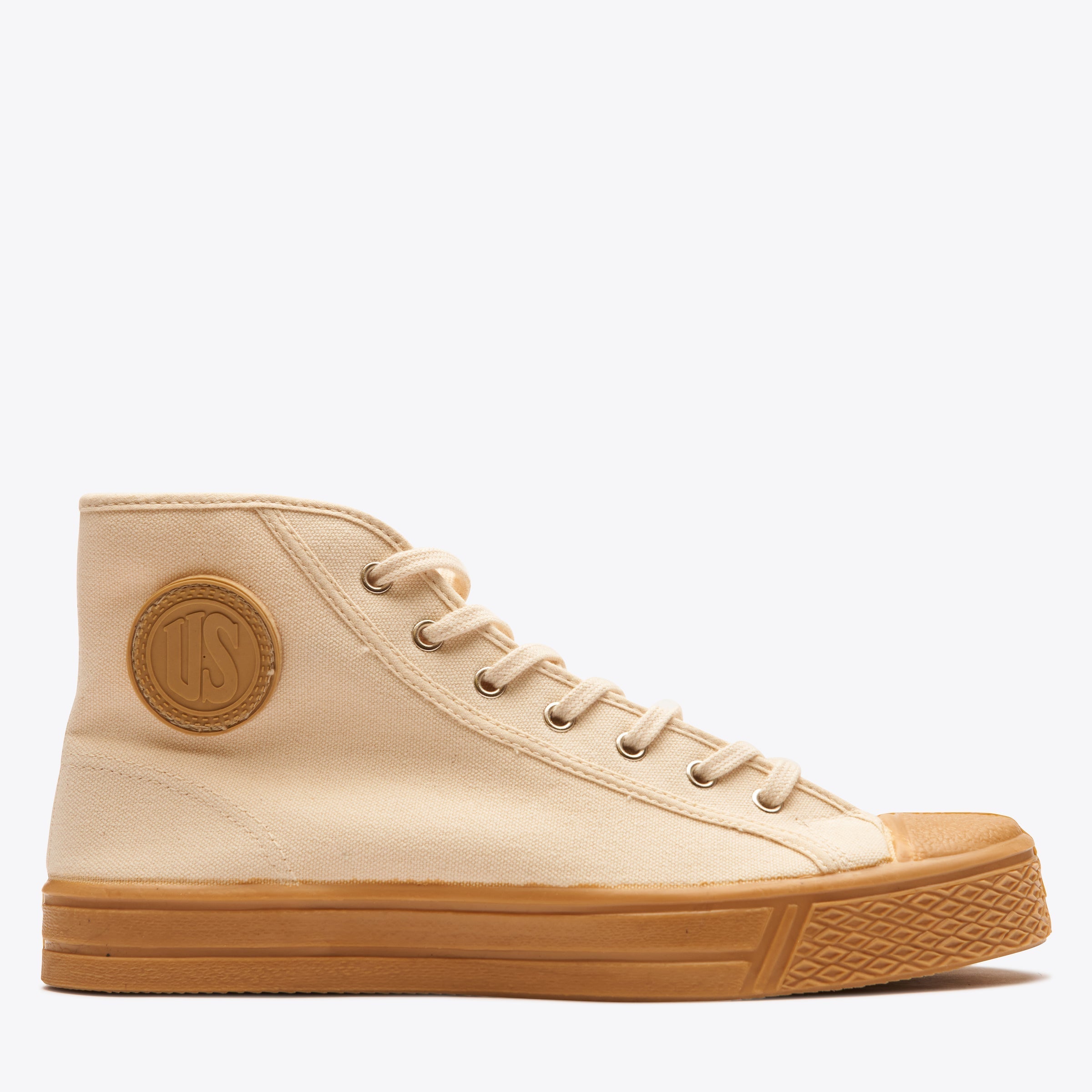 US Rubber Military Gum High Top Off White The Great Divide Dubbleware