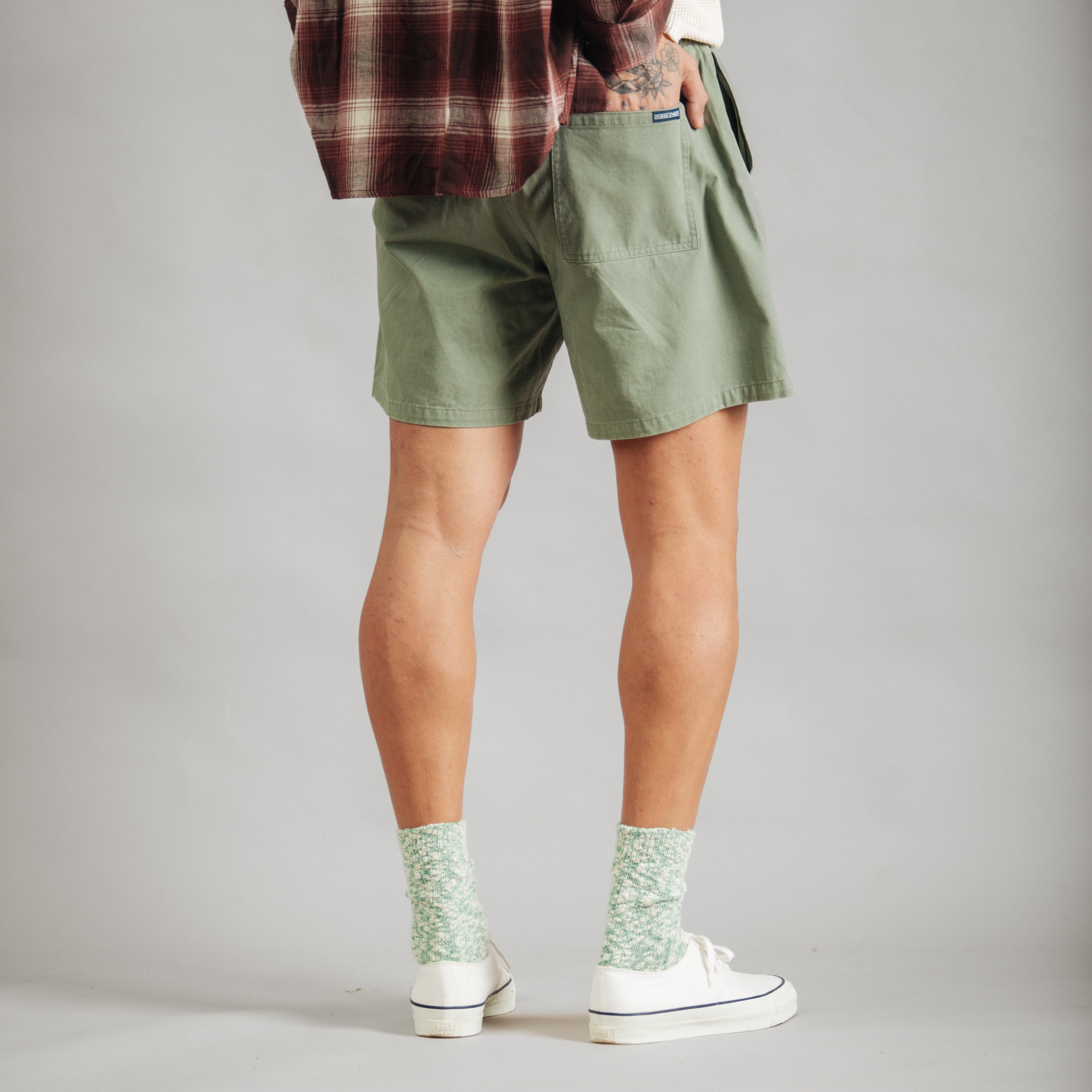 EASY SHORT - OLIVE - DUBBLEWARE – Dubbleware