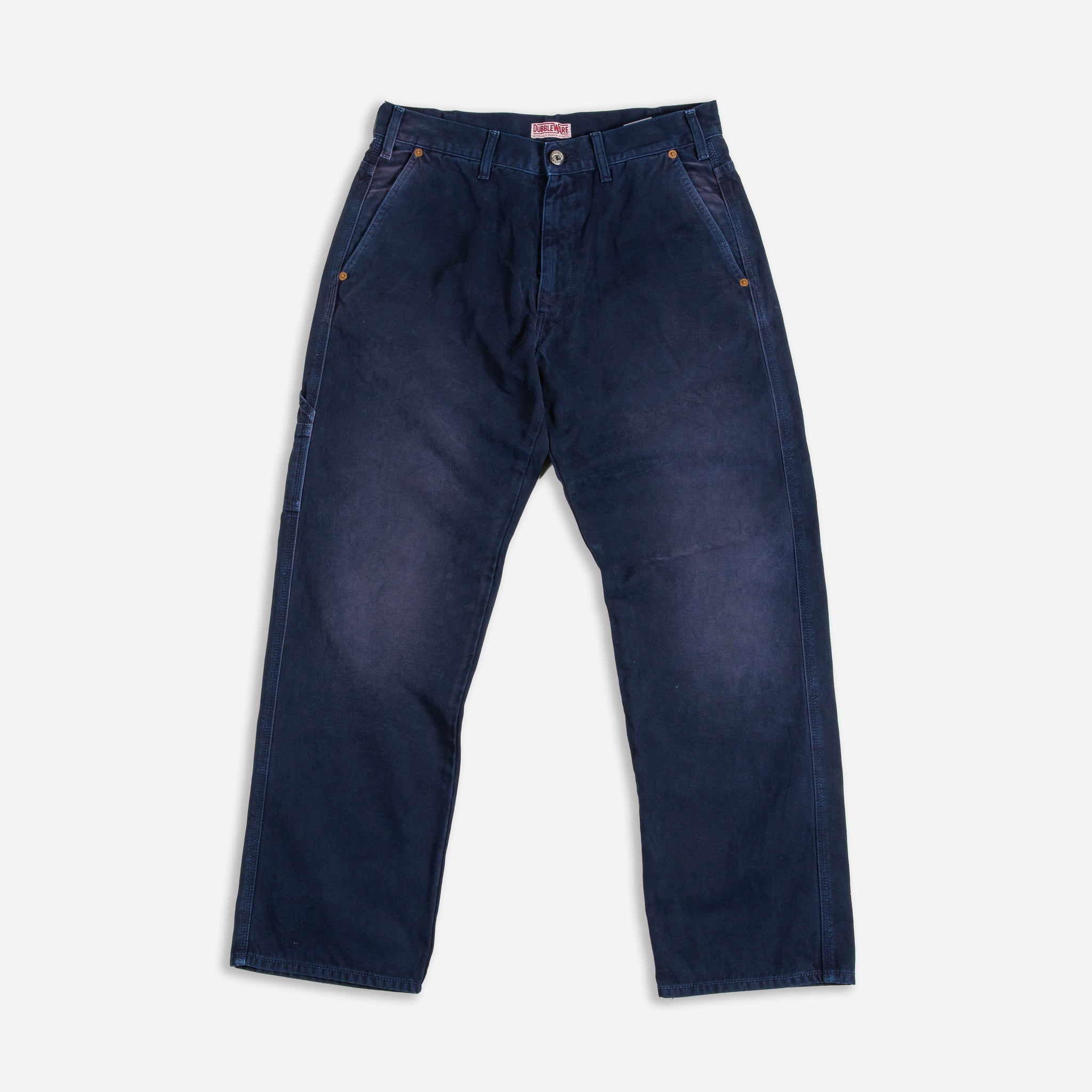 BELMONT WASHED CANVAS CARPENTER PANT - NAVY