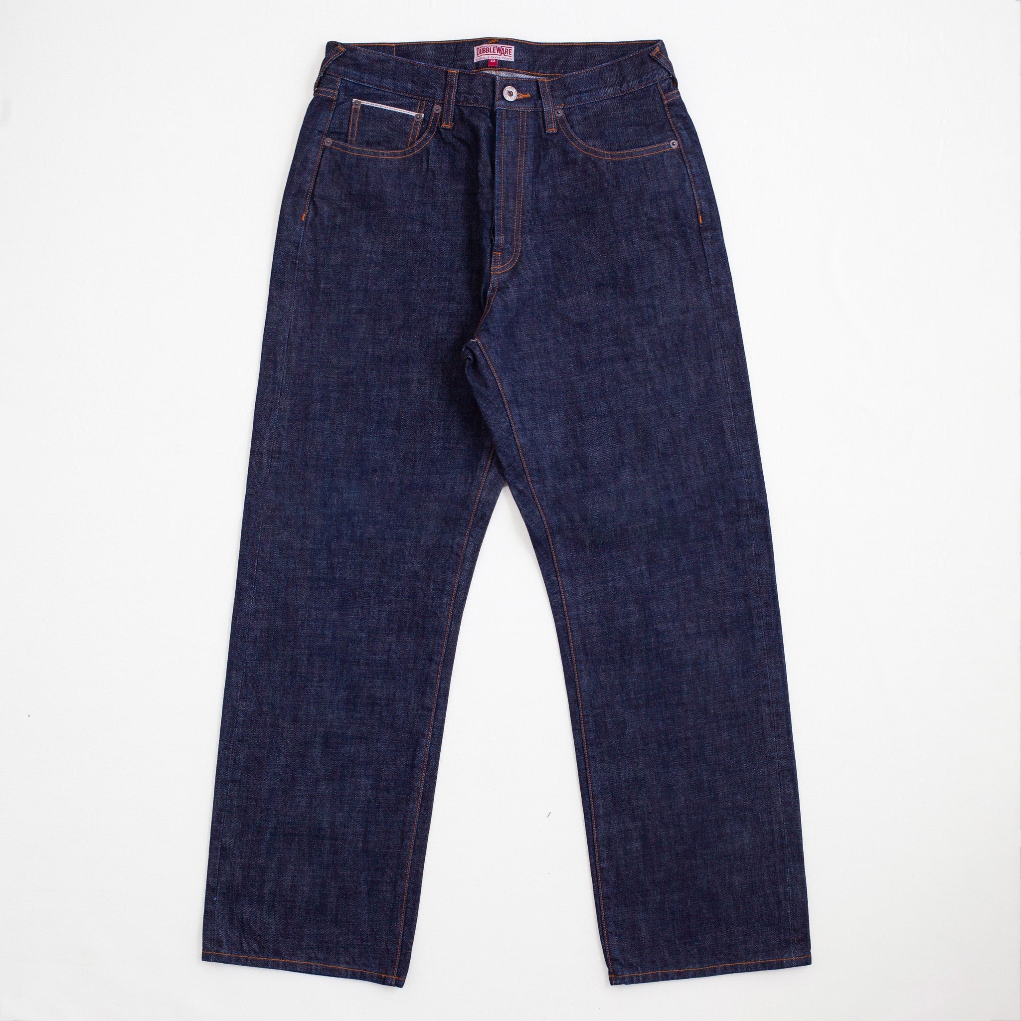 SELVEDGE STRAIGHT LEG DENIM JEAN - INDIGO