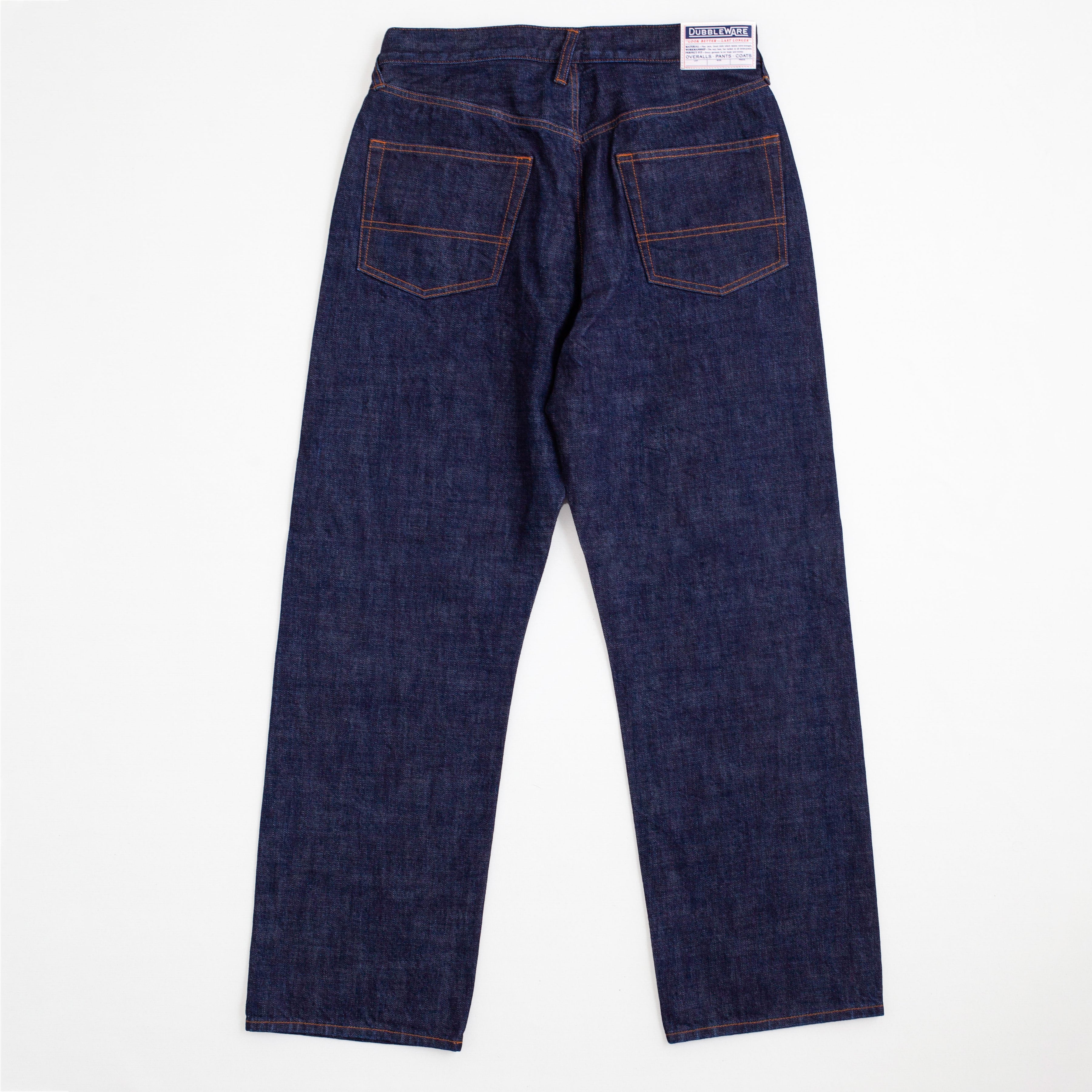 Selvedge Straight Leg Denim Jean - Indigo - Dubbleware