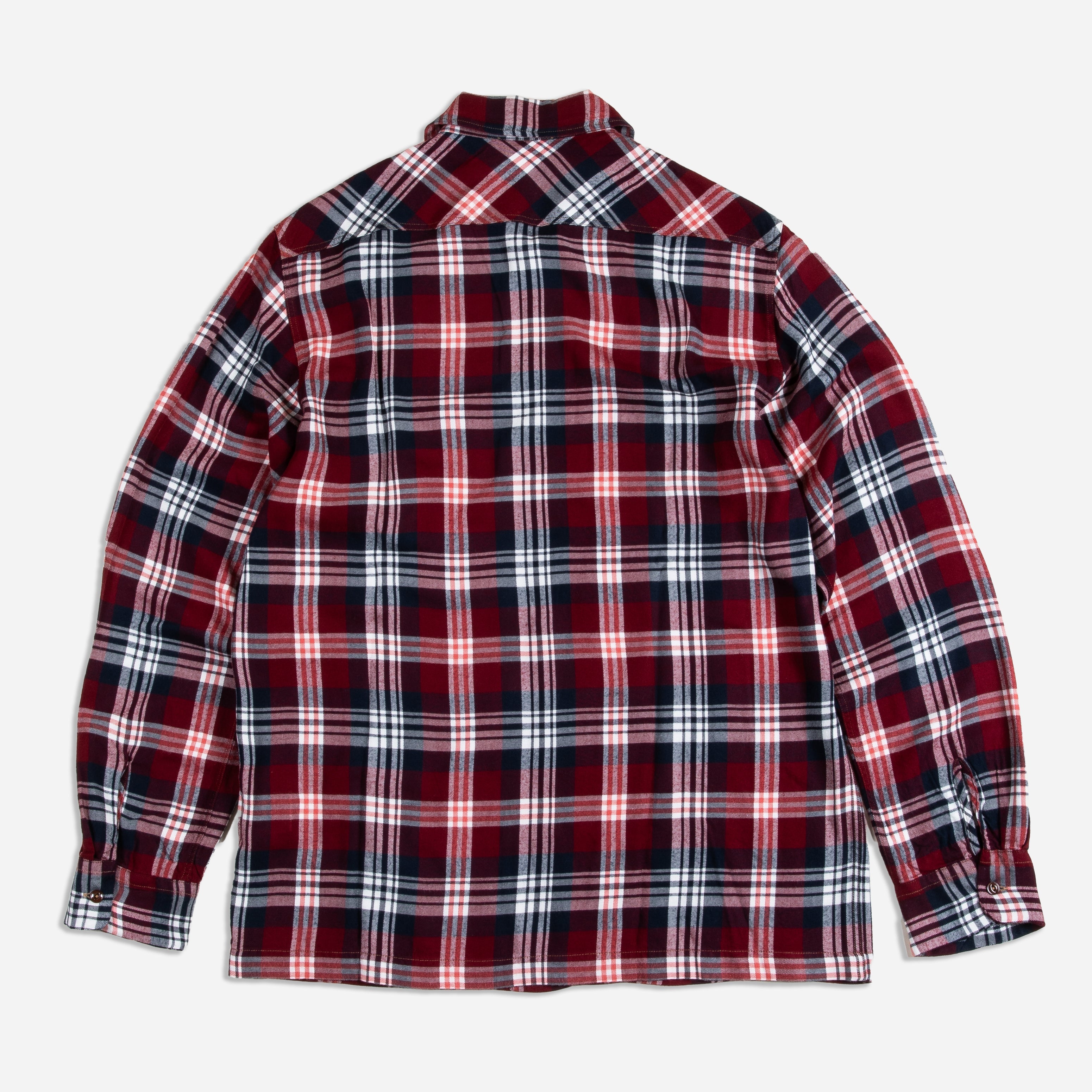 DUBBLEWAREOVERSHIRTPLAID1NAVY-