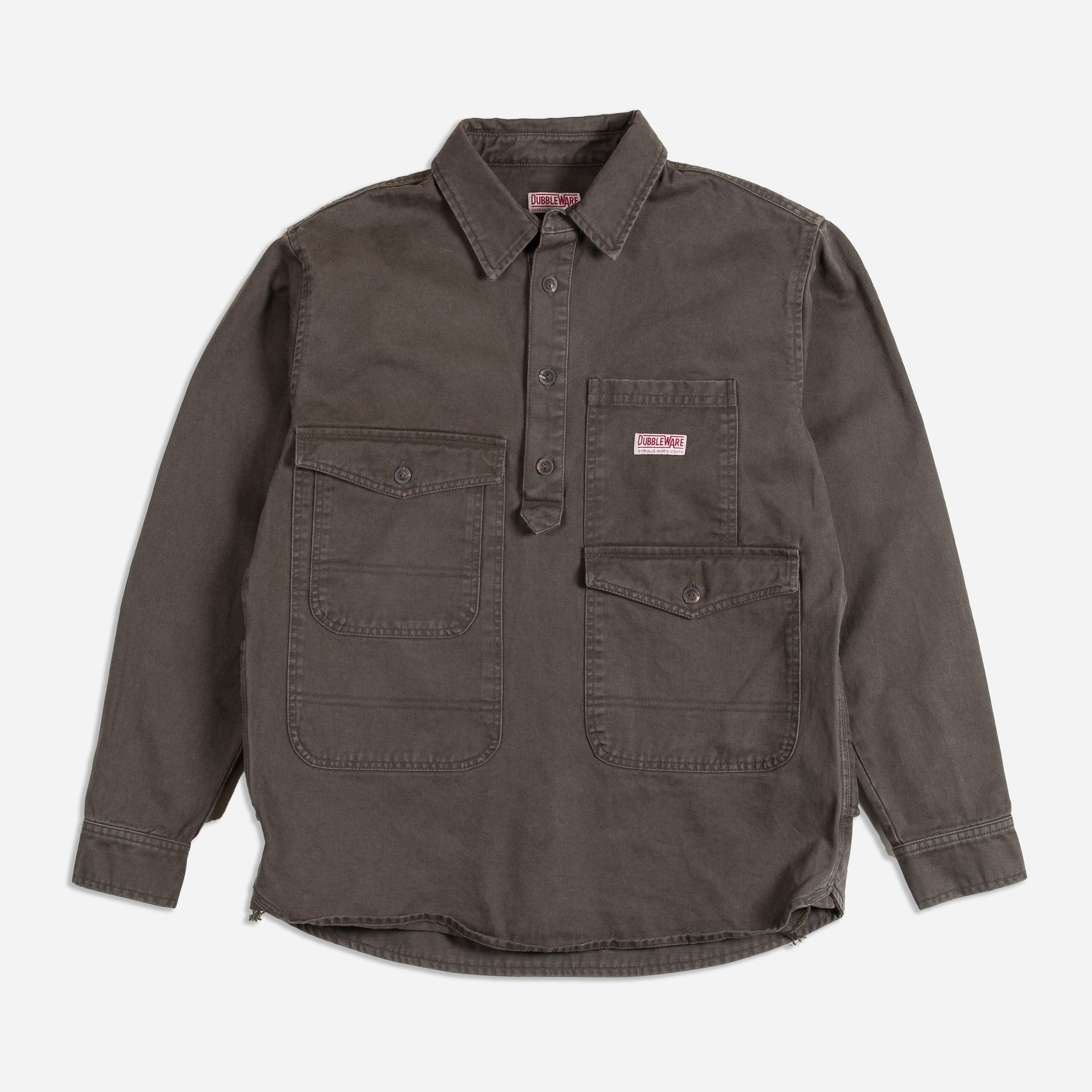 WESTFORD PULLOVER SMOCK SHIRT - SEA KELP