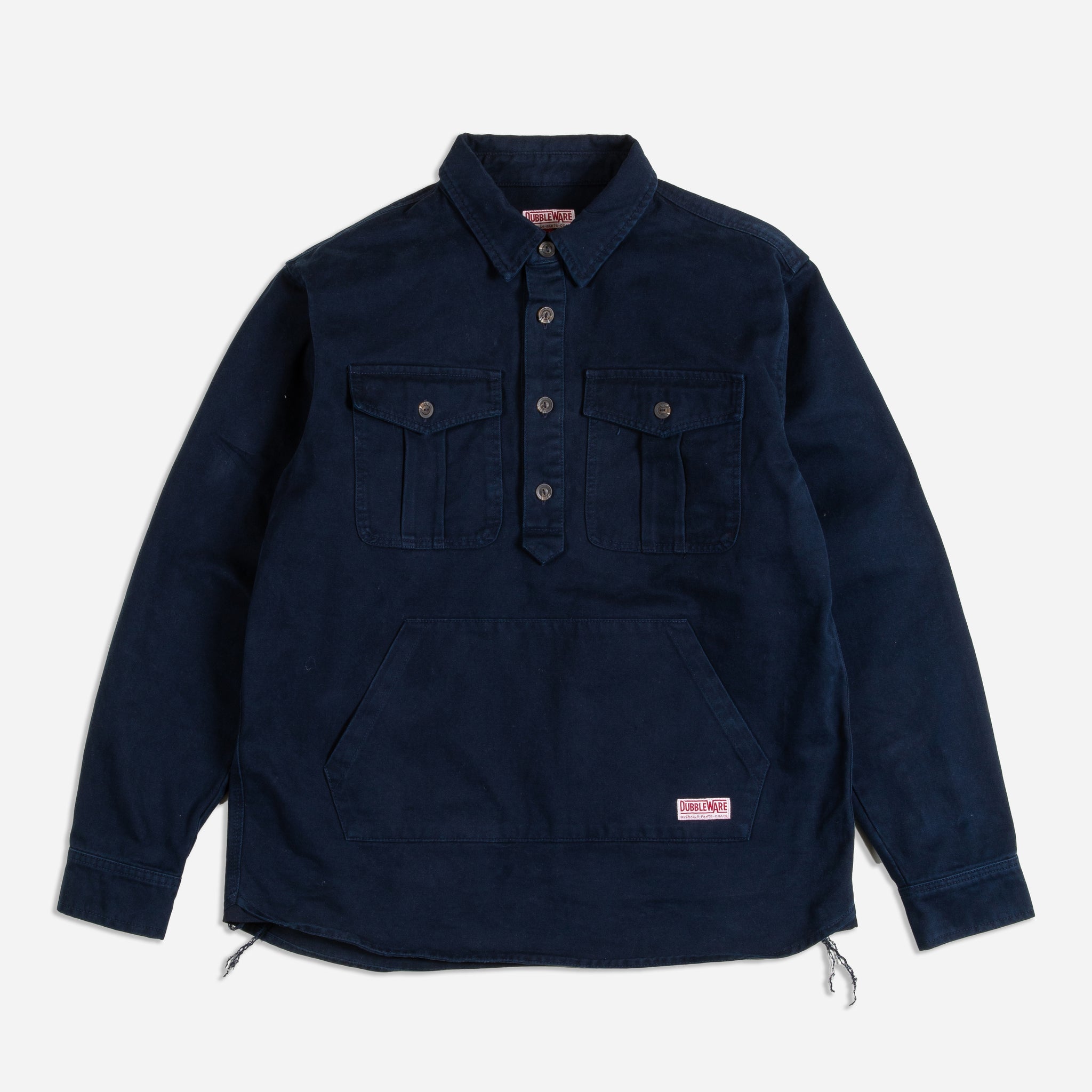 WESTFORD PULLOVER SMOCK SHIRT - NAVY