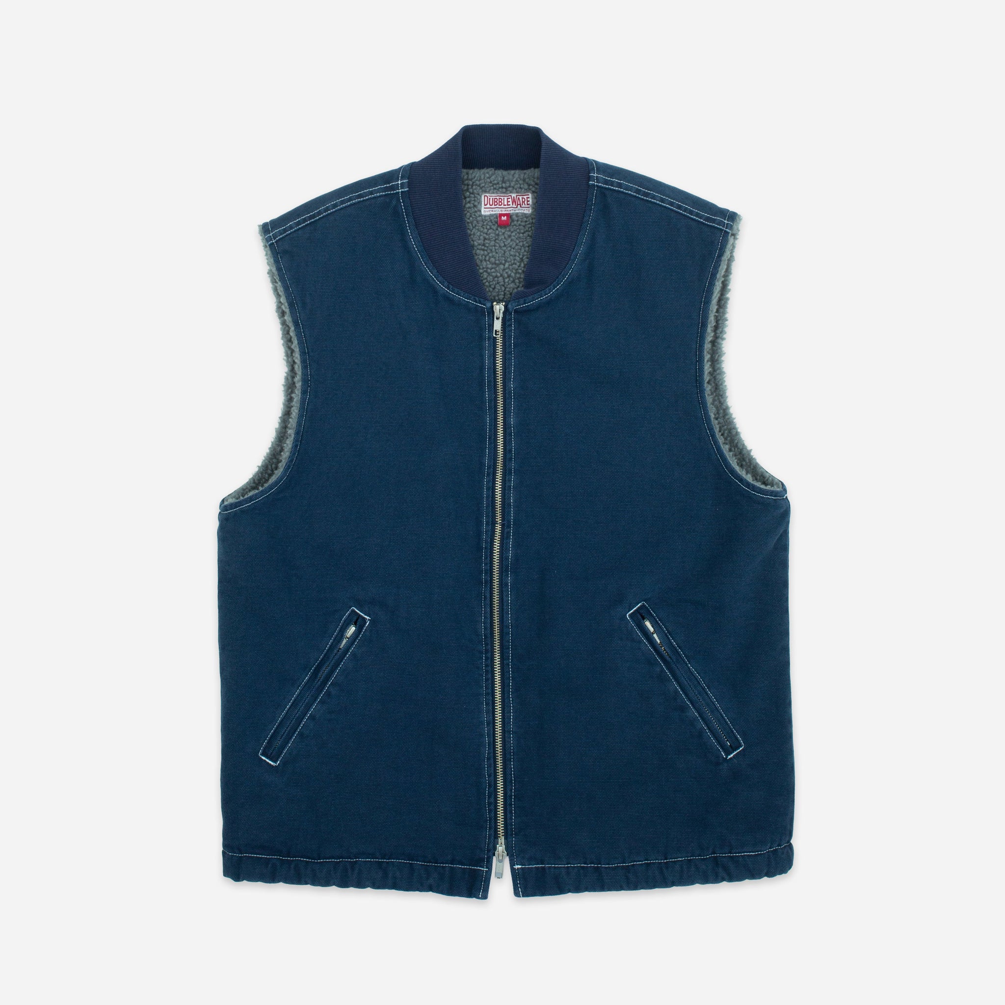 CAVVA FLEECE LINED VEST - NAVY