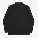 Contrast Work Jacket - Black / Military Green