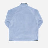 Maine Zip Through Sherpa Fleece - Sky / Khaki