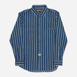 Milton Shirt - Navy Pinstripe