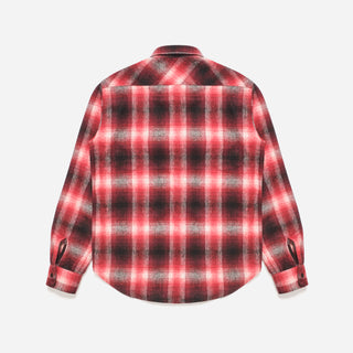 Made in Italy Milton Flannel Shirt - Red