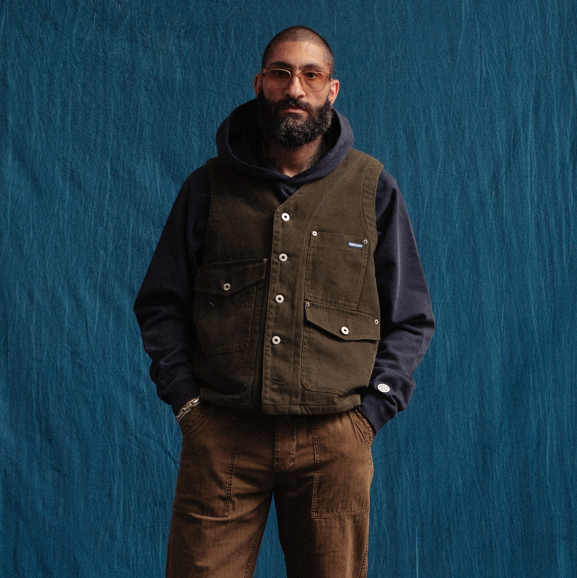 BLANDFORD FIELD VEST - OLIVE - THE GREAT DIVIDE – Dubbleware
