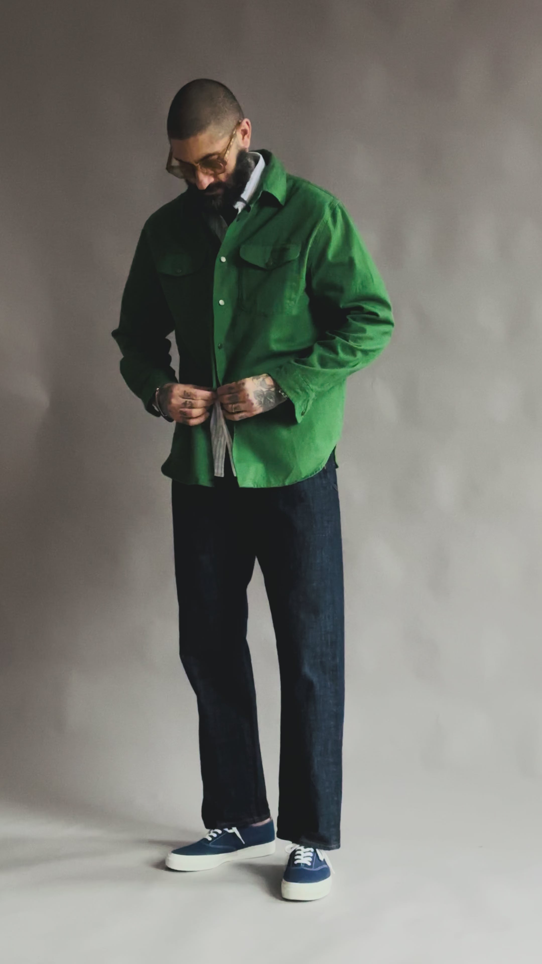 O-RING SHIRT - COTTON DARK GREEN - DUBBLEWARE – Dubbleware