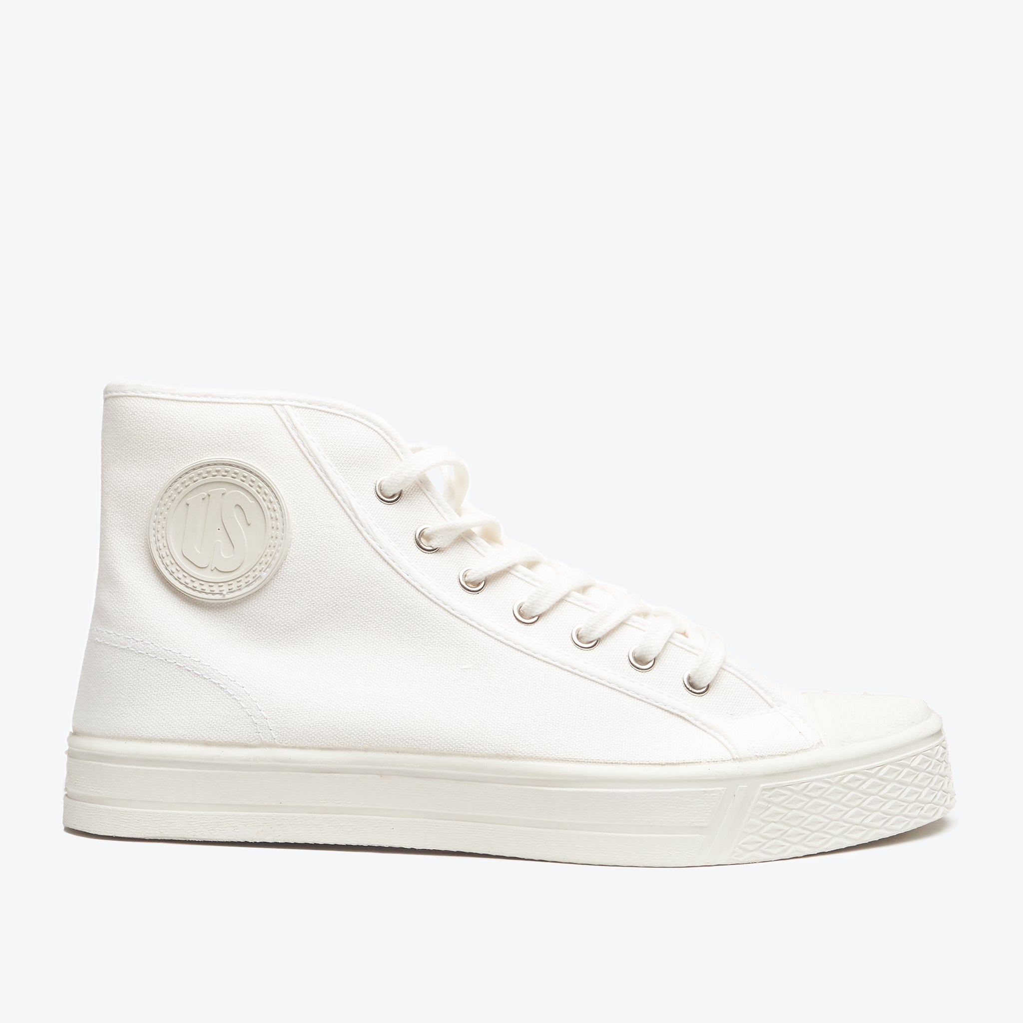 Military High Top - White